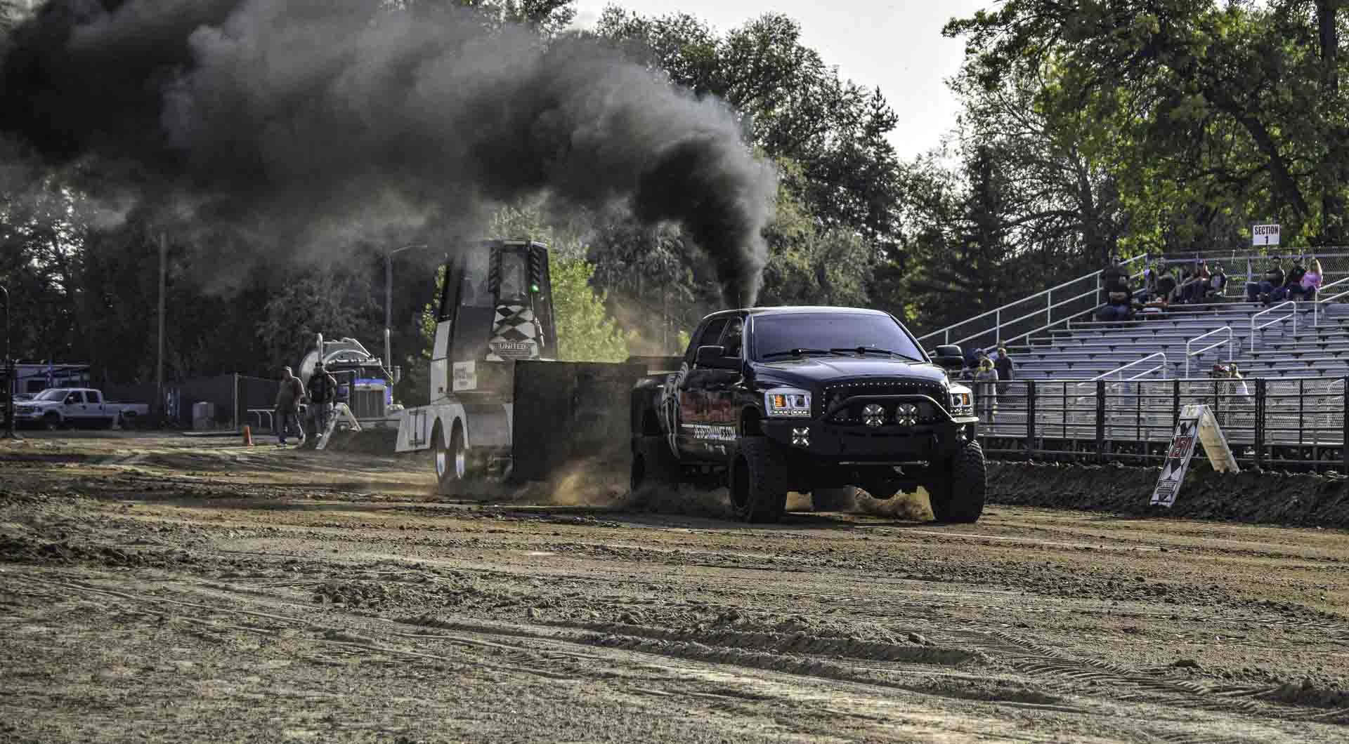 United Pulling truck and tractor pulling event